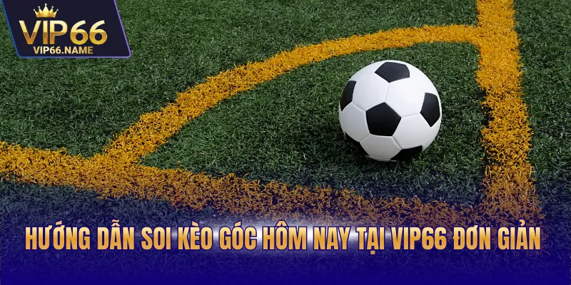 Hướng dẫn soi kèo góc hôm nay tại Vip66 đơn giản